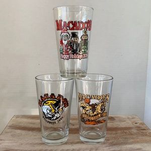 Macado’s seasonal pint glasses